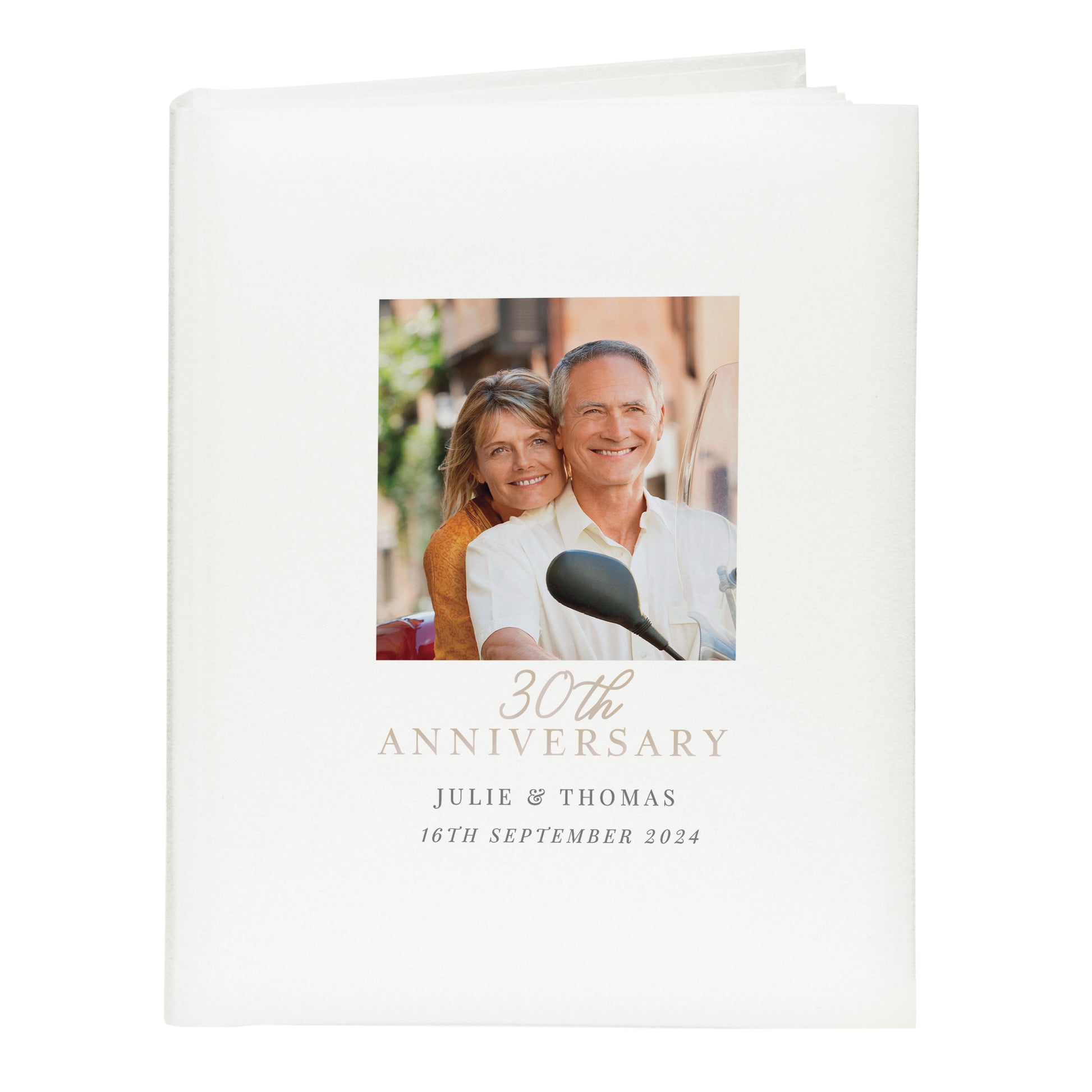Personalised Photo Upload 30th Anniversary Traditional Photo Album - MK&JD Gifts