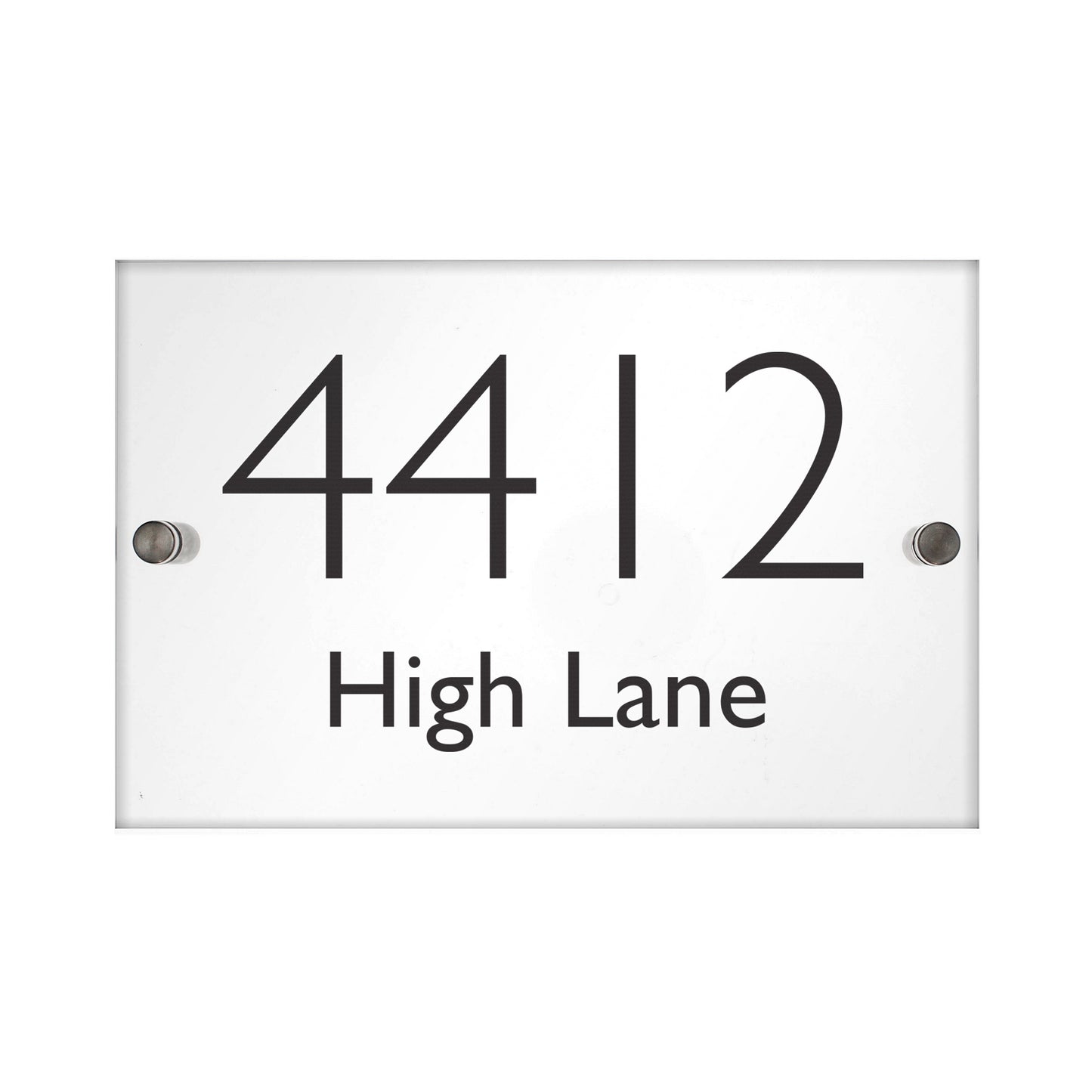 Personalised Modern Acrylic House Sign - MK&JD Gifts