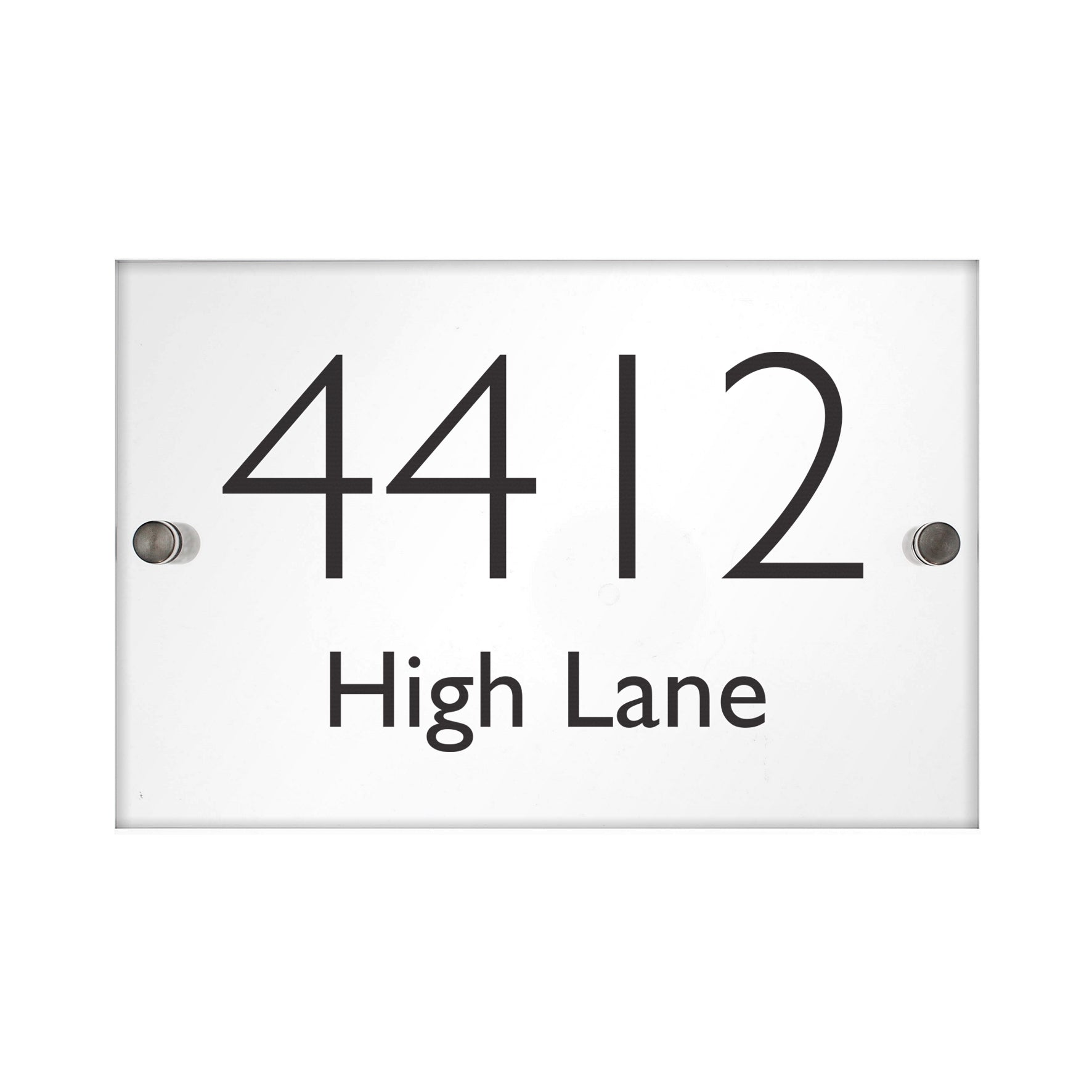 Personalised Modern Acrylic House Sign - MK&JD Gifts