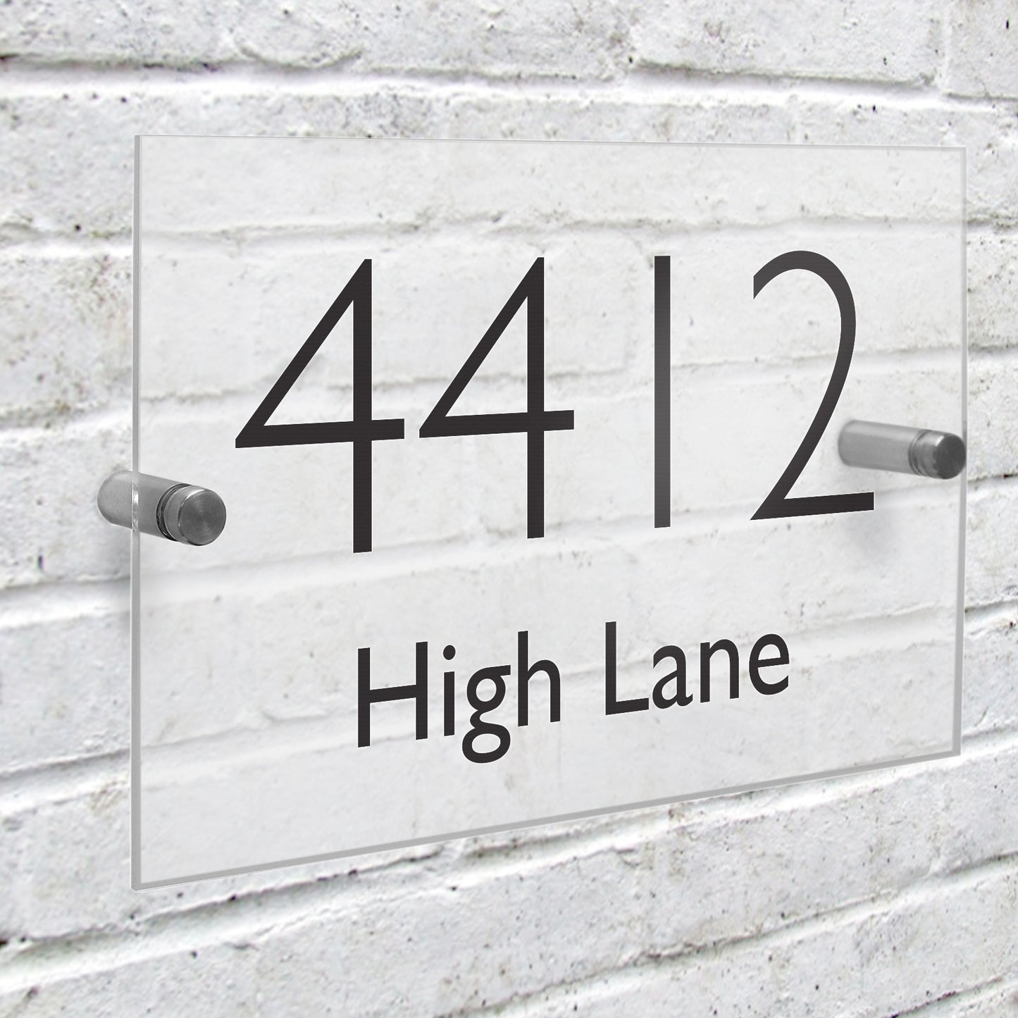 Personalised Modern Acrylic House Sign - MK&JD Gifts