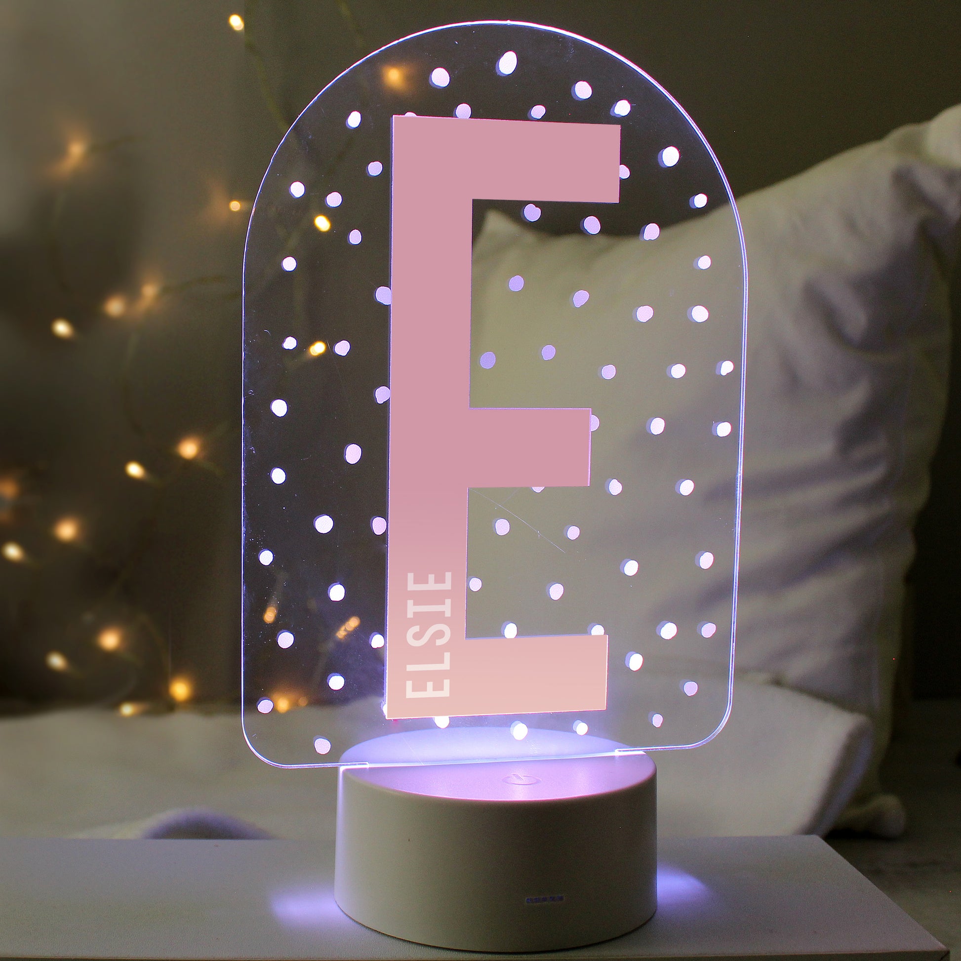 Personalised Initial LED Colour Changing Night Light - MK&JD Gifts