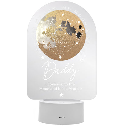 Personalised Sun Moon & Stars LED Colour Changing Night Light - MK&JD Gifts