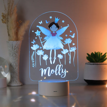 Personalised Fairy LED Colour Changing Night Light - MK&JD Gifts