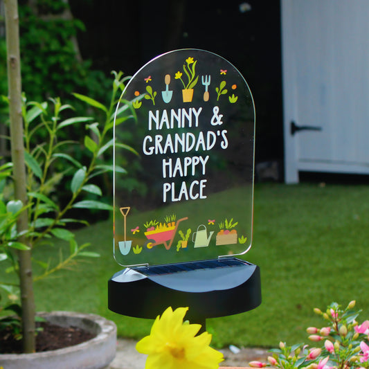 Personalised Vegetable Patch Outdoor Solar Light - MK&JD Gifts