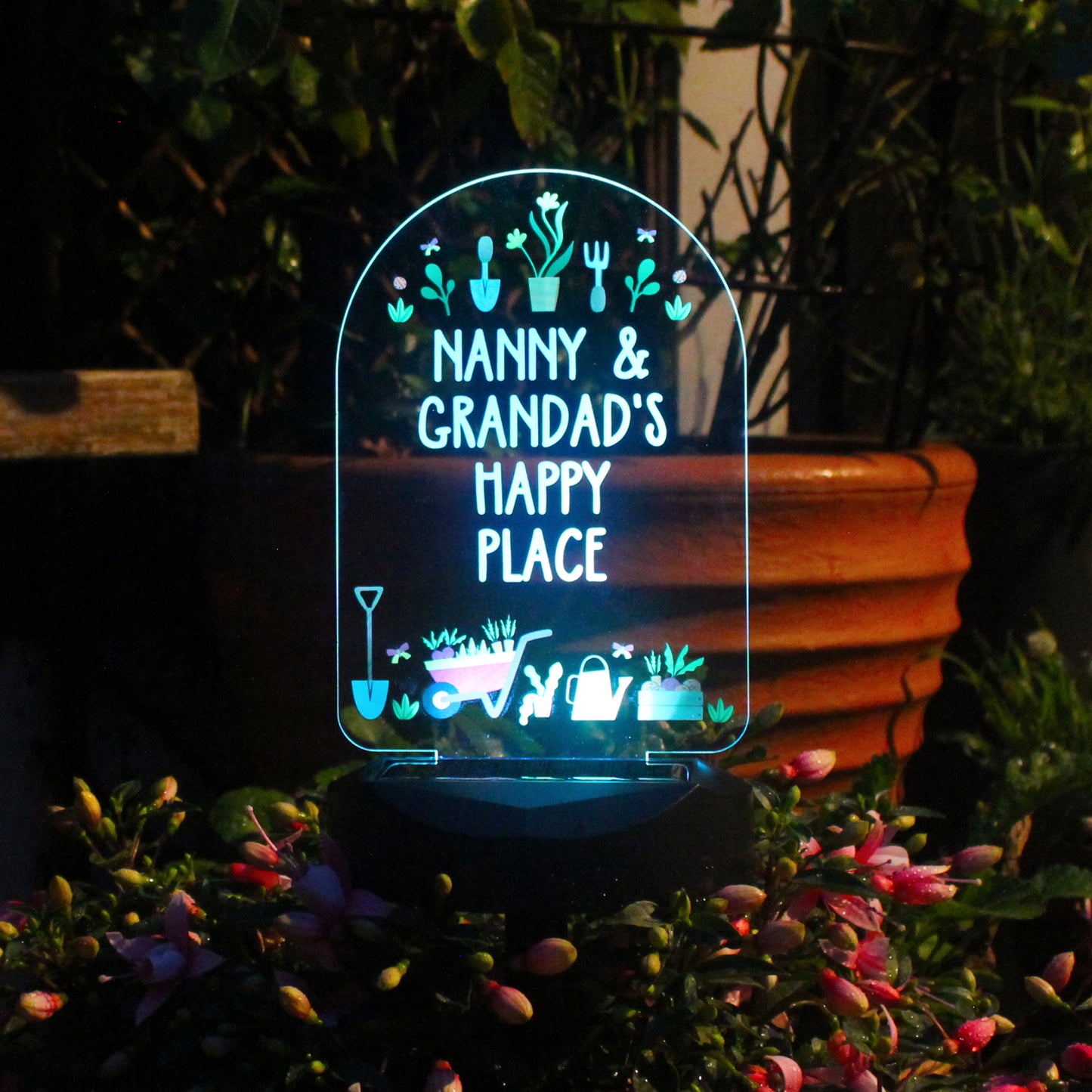 Personalised Vegetable Patch Outdoor Solar Light - MK&JD Gifts