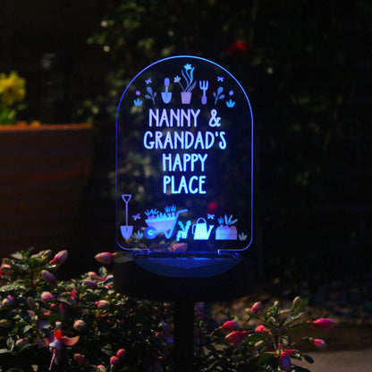 Personalised Vegetable Patch Outdoor Solar Light - MK&JD Gifts