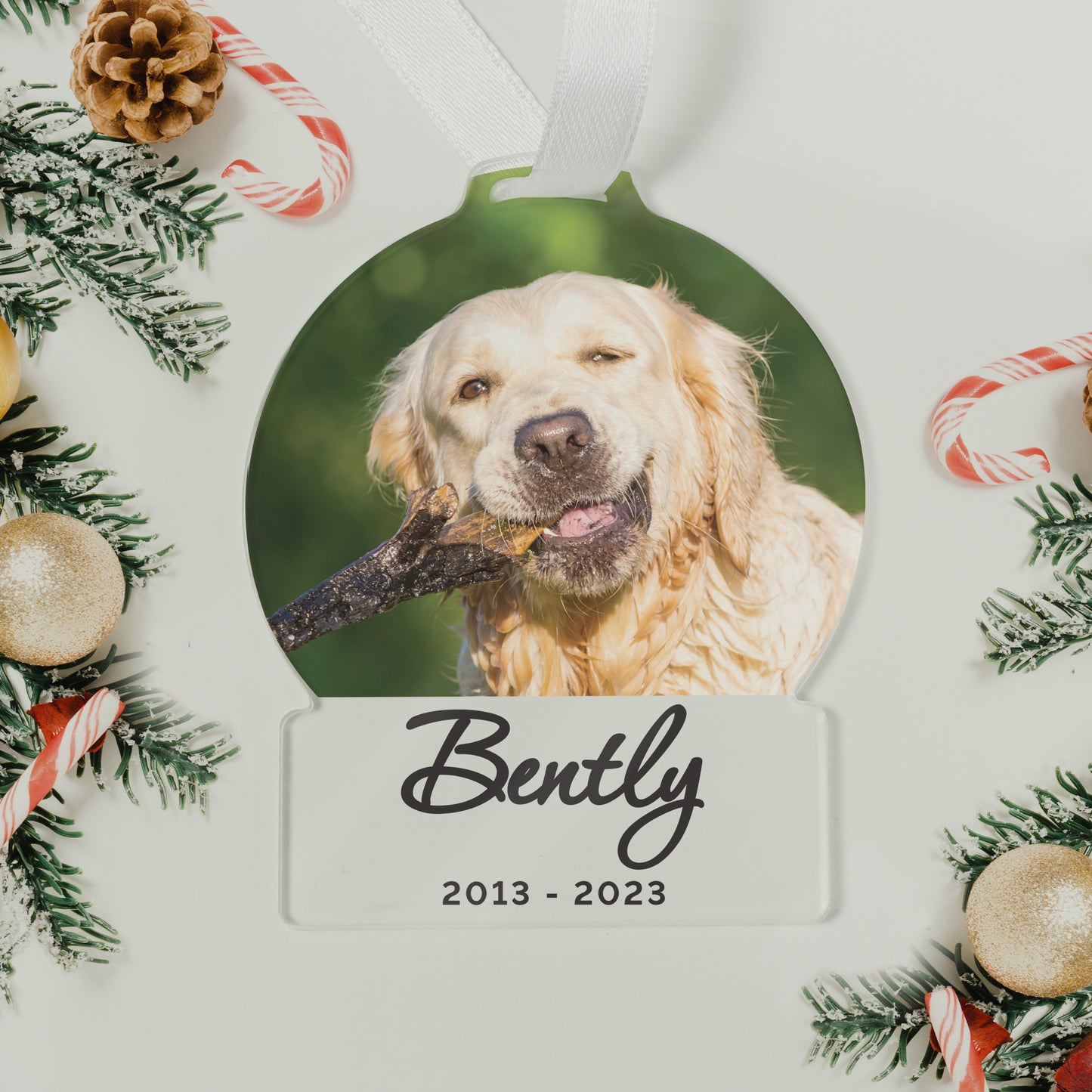 Personalised Photo Upload Acrylic Decoration - MK&JD Gifts
