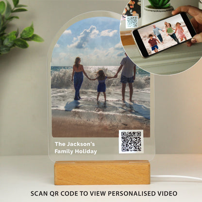Personalised QR Photo Upload LED Light - MK&JD Gifts
