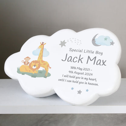Personalised Animal Resin Memorial Cloud - MK&JD Gifts