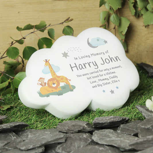 Personalised Animal Resin Memorial Cloud - MK&JD Gifts