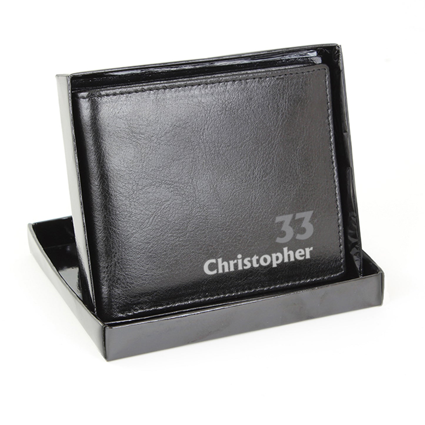 Personalised Birthday Leather Wallet - MK&JD Gifts