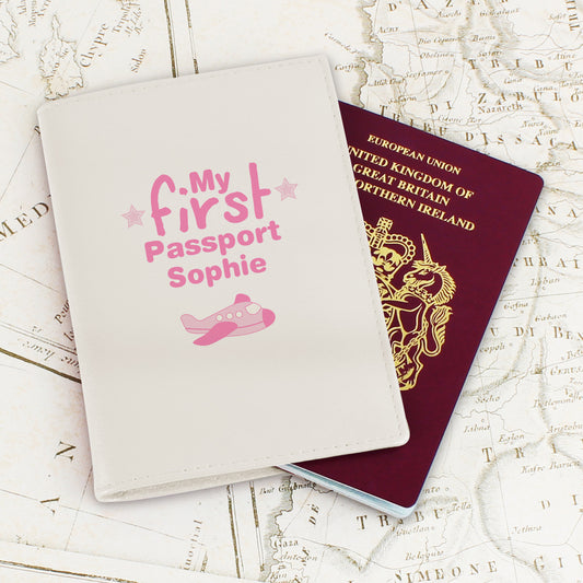 Personalised My First Cream Passport Holder - MK&JD Gifts