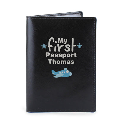 Personalised My First Black Passport Holder - MK&JD Gifts