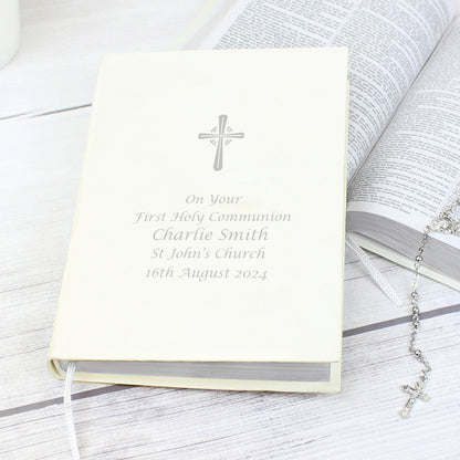 Personalised Silver Companion Holy Bible - Eco-friendly - MK&JD Gifts