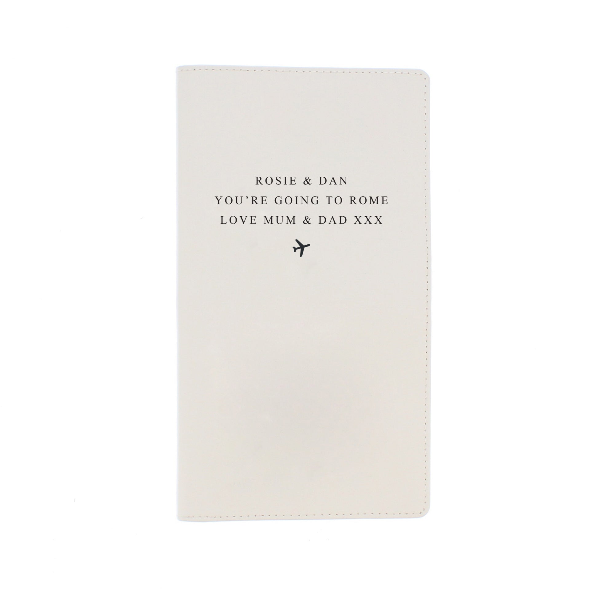 Personalised Any Message Travel Document Holder - MK&JD Gifts