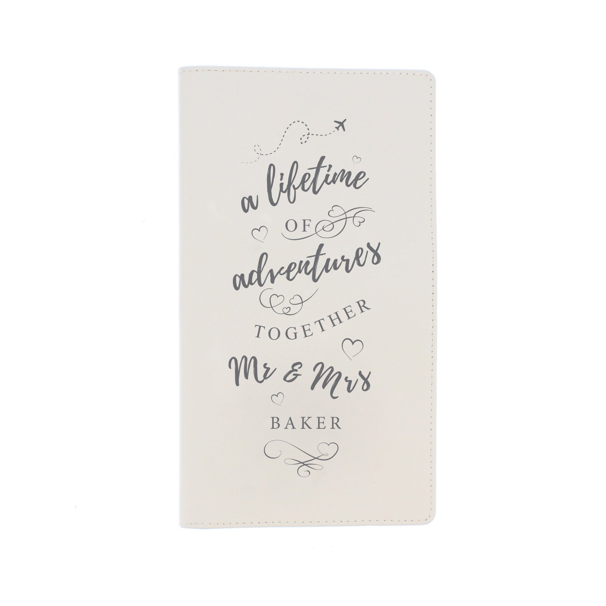 Personalised A Lifetime Of... Travel Document Holder - MK&JD Gifts