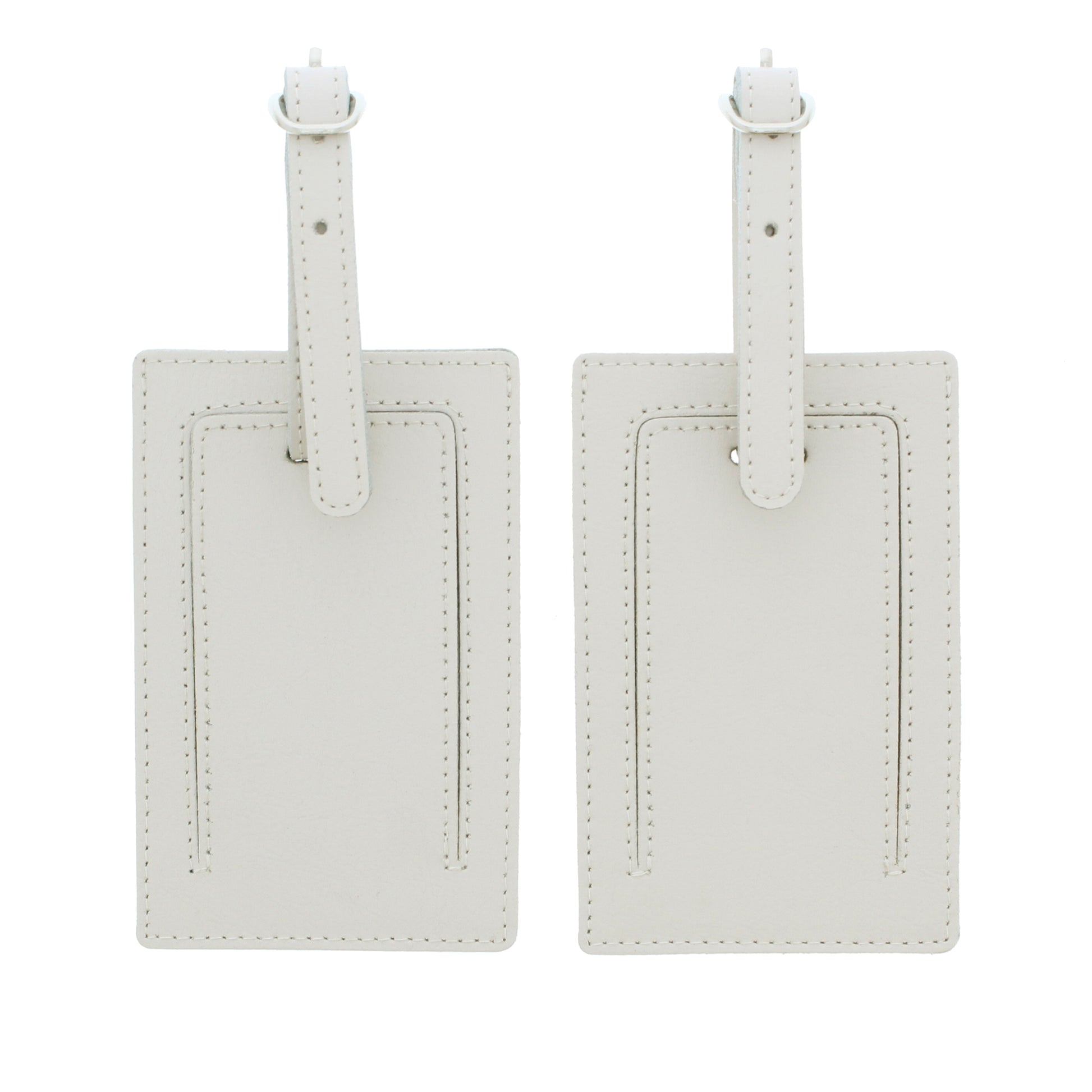Personalised Couples Classic Cream Luggage Tags - MK&JD Gifts