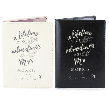 Personalised Lifetime of Adventures Couples Passports - MK&JD Gifts