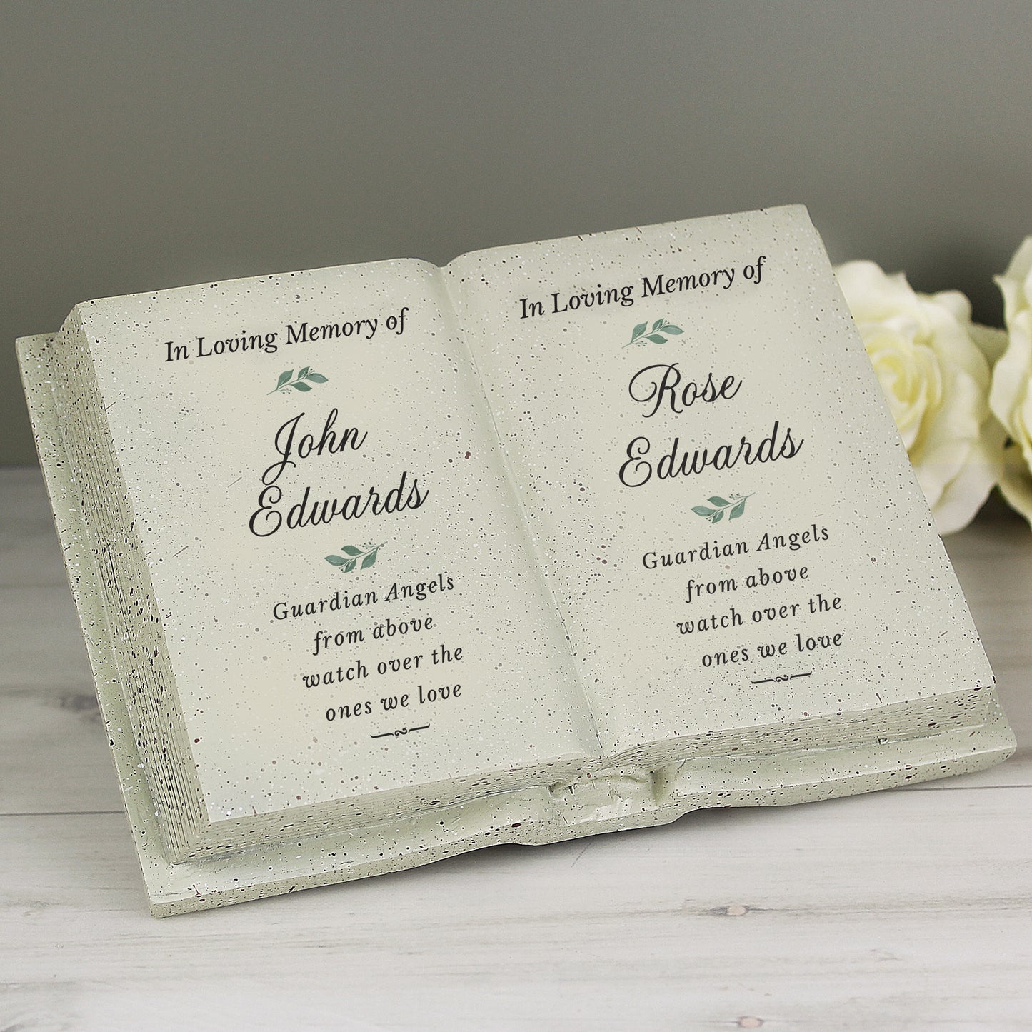 Personalised Couples In Loving Memory Resin Book - MK&JD Gifts