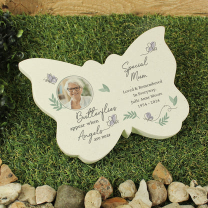 Personalised Butterflies Appear Photo Upload Memorial Resin Butterfly - MK&JD Gifts