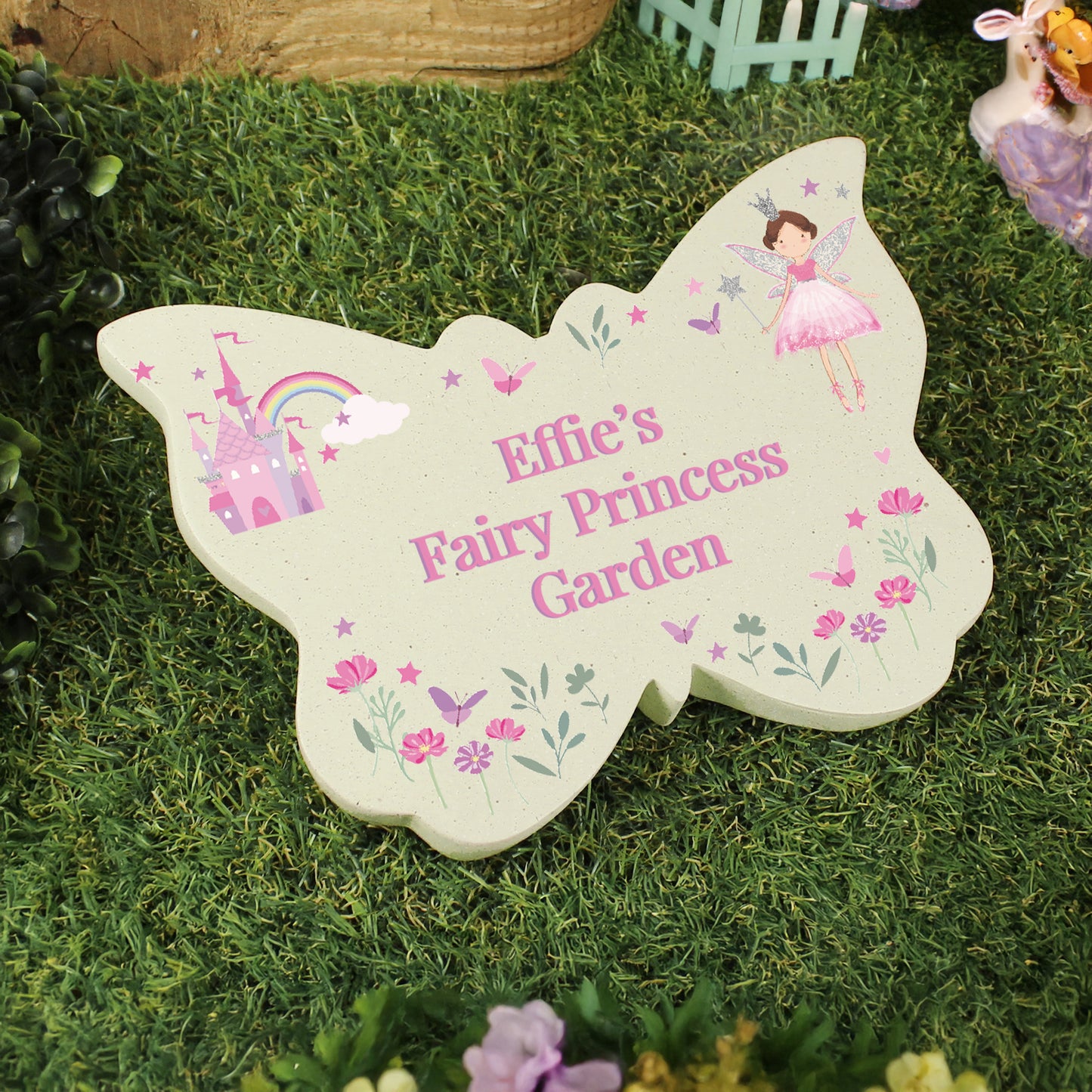Personalised Fairy Princess Garden Butterfly Ornament - MK&JD Gifts