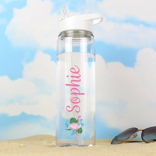 Personalised Flamingo Water Bottle - MK&JD Gifts
