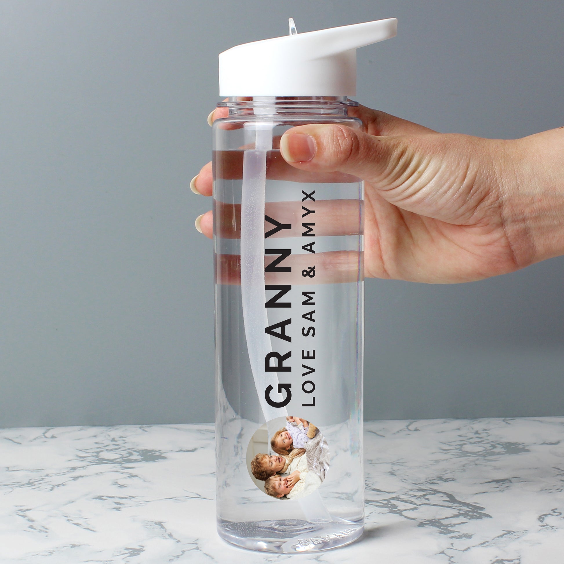Personalised Photo Upload Water Bottle - MK&JD Gifts