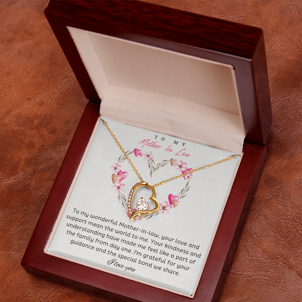 Forever Love Necklace For Mother - In -Law