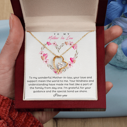 Forever Love Necklace For Mother - In -Law