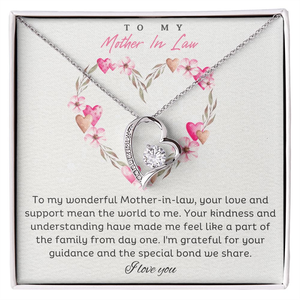 Forever Love Necklace For Mother - In -Law