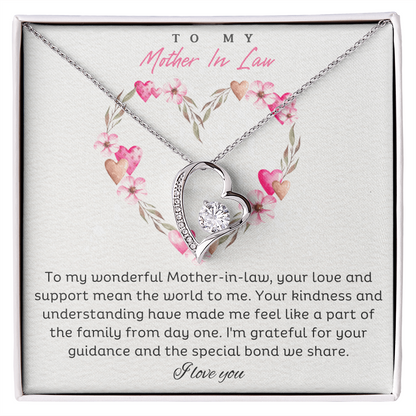 Forever Love Necklace For Mother - In -Law