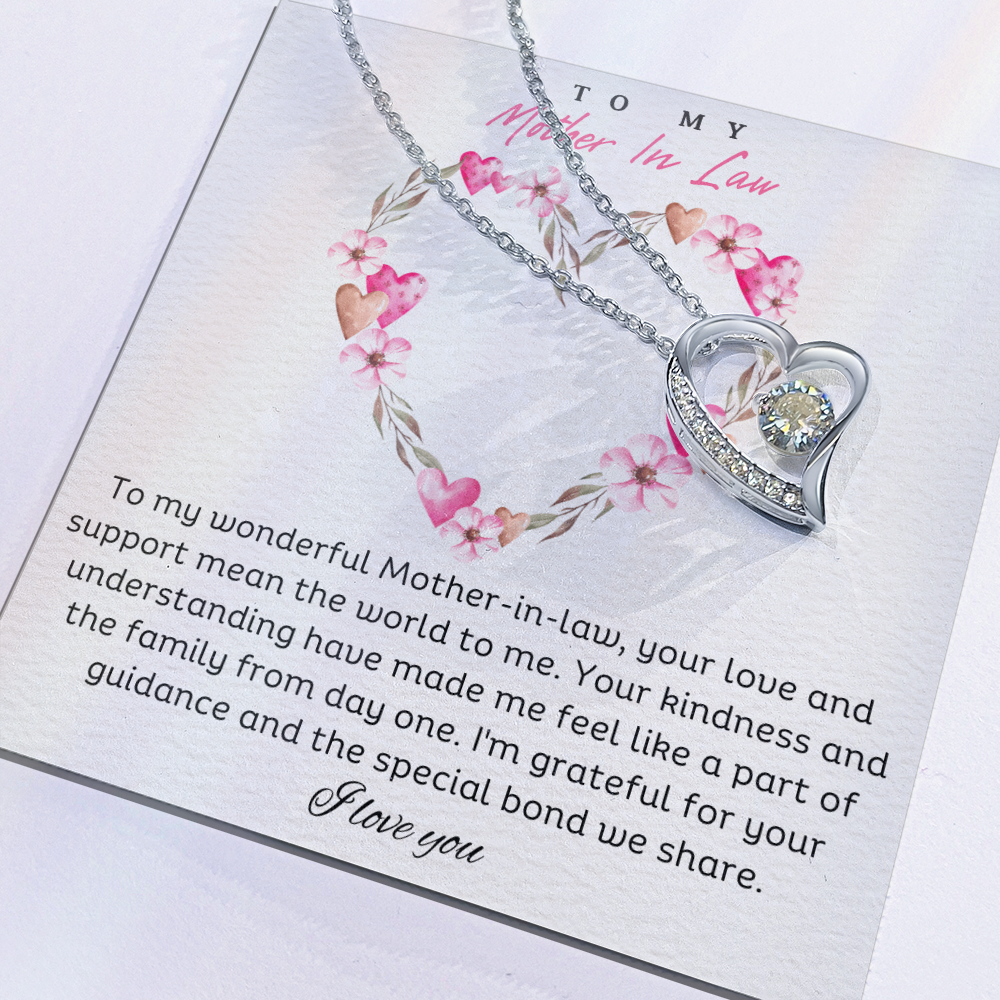 Forever Love Necklace For Mother - In -Law