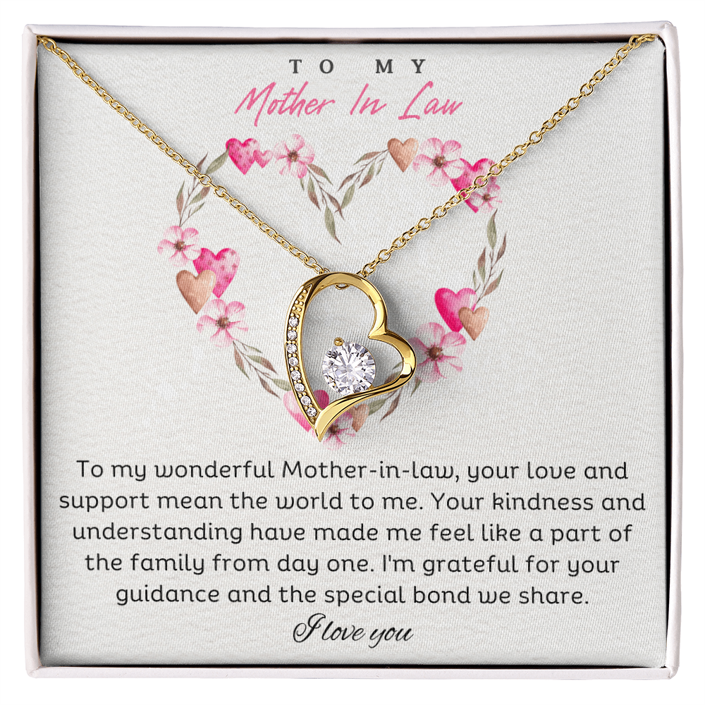 Forever Love Necklace For Mother - In -Law