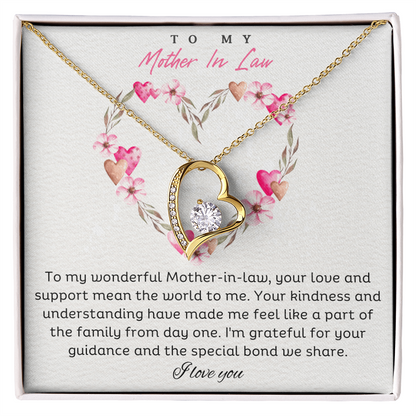 Forever Love Necklace For Mother - In -Law