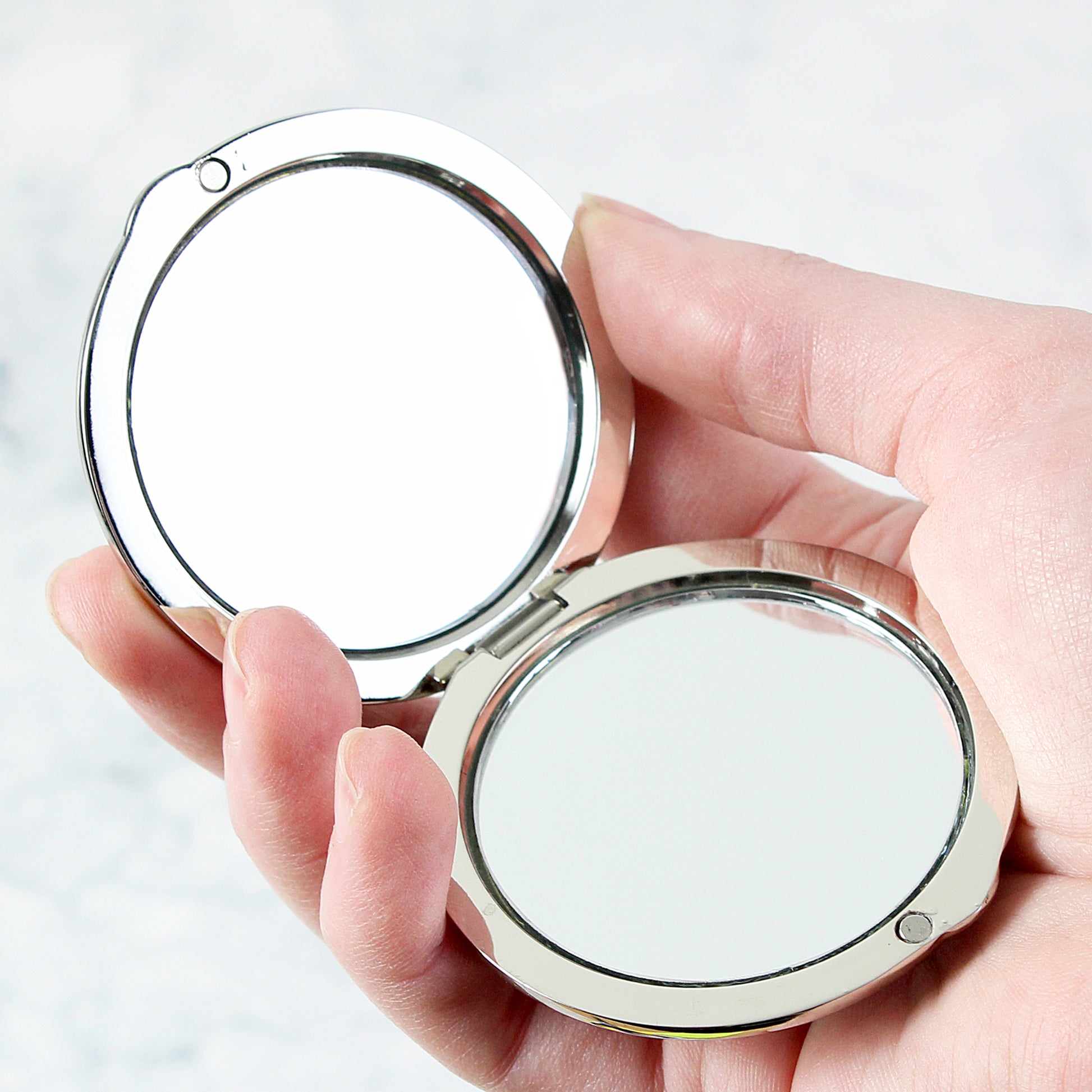 21st Butterfly Round Compact Mirror - MK&JD Gifts